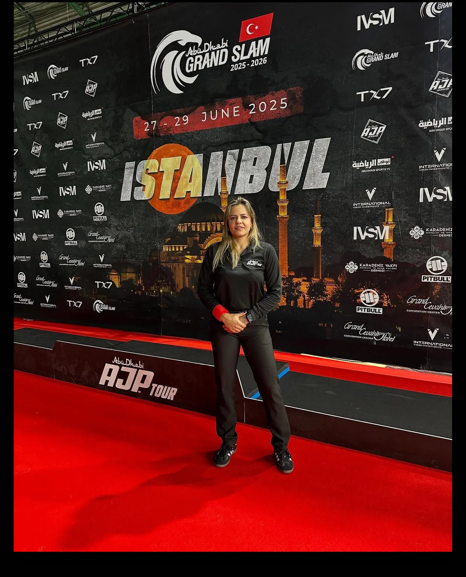 Bruna Marques at the Abu Dhabi Grand Slam in Istanbul
